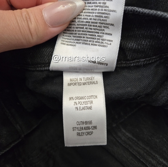 Agolde Riley High Rise Straight Crop Jeans - Picture 7 of 7